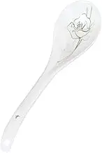 Retro Ceramic Spoons, Rice ScoopSet of 1 Nice Elegant Stainless Steel Spoon Baby Spoon Coffee Tea Soup Spoon