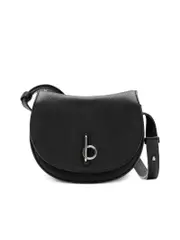 Burberry Pebbled Texture Leather Shoulder Bag