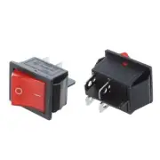 2 Pcs KCD4 DPST ON-OFF 4 Pin Rocker Boat Switch 15A/20A AC 250V/125V M4R39961