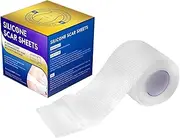 Silicone Gel Patch - 118 Inches, Silicone Gel, Transparent, Scar Sheets, Scar Removal Cream, Reusable Scar Tape, Injury Scar Care | Burn Scar Repair, Stretch Mark, Self-Adhesive, Skin Healin