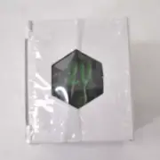 FBG 55mm Titan Sharp Edge D20 Contamination Dice Green/Black Lightweight