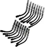 1121500318 16 PCS Ignition Wire Set 1121500418 1131500019, Compatible with Mercedes Benz R230 SL500 S500 E55 AMG E500 S430 ML500