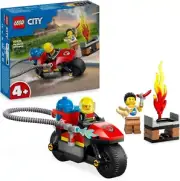 LEGO City Fire Rescue Motorcycle, Motorbike Toy Playset for 4 Plus Year Old Boys