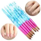 1PC Women UV Gel Builder Nail Art Carving Pen Sable Nail Painting Brush Manicure