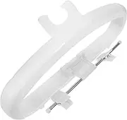 Healvian Portable Steamer Clothes Rack Clothes Hanger Hair Steamer Handheld Steamer Rack Hanger Steamer Rack for Clothes Clothing Steamer Hanger Plastic Foldable White Garment Steamer