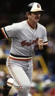 Rick Dempsey Baltimore Orioles at the American League Championship- Old Photo