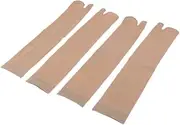[APLVFFZH] 2 Pairs Flip Flop Tabi Socks Toe Socks Sandals Slipper, Nude, Skin+thickening Version, Medium