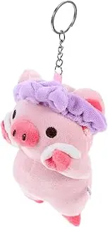 COMNESTBI Adorable Pig Plush Keychain Mini Pig Figure Cute Key Ring Decor Funny Plush Toy For Home Farm Animals Toys Key Ring Decor