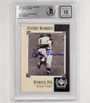 Don Larsen signed 1999 UD Century Legends #131 card Beckett BGS BAS 10 auto