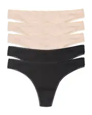 On Gossamer Cabana Hip G Thongs, Set of 5