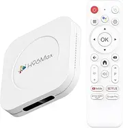 Android 14.0 TV Box 2025, LEFFOT M1 Plus 8K Ultra HD Streaming Device for TV, 4GB RAM + 32GB ROM, Smart TV Box with HDR10 2.4G/5.8G Dual-Band WiFi 6, BT 5.0, Voice Control, RK3528 Quad Core A53