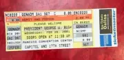 2001 TICKET TO PRESIDENT GEORGE W. BUSH VISIT OMAHA NEBRASKA
