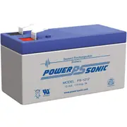 POWER SONIC PS1212 12V 1.4Amp Sla Battery F1 Terminal Sealed Lead Acid Size:96 X 52 X 43