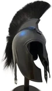 Medieval Troy Achilles Armour Helmet Knight Crusader Spartan Helmet, Handmade