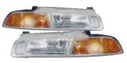 For 1995-1996 Chrysler Cirrus Stratus Breeze Headlight Halogen Set Pair (for: Chrysler)