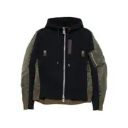 [Sacai] Sacai Panelled Hooded Jacket II NUMERIC BLUE