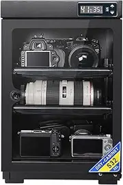 32L Camera Lens Moisture-Proof Box, Small Double-Layer Electronic Drying Cabinet, CNC Noiseless and Energy-Saving, Constant Temperature and Humidity, Electronic Equipment Storage-7W