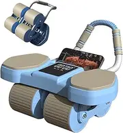 Elbow Support Rebound Abdominal Wheel, Plank Exercise Roller, Automatic Rebound Core Strengthening Tool, Adjustable Resistance, for Home Fitness Workouts, 17.8x15.94x11.22 inches