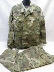 NEW ARMY OCP SCORPION CAMOUFLAGE UNIFORM SET SMALL/LNG TOP&PANTS NORMAL MATERIAL