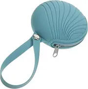 SOESFOUFU Reusable Silicone Pacifier Bag Pouch Portable Pacifier Purse for Travel Stroller Accessory Keeps Clean Organized for Diaper Bags Smoky