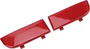 Fdit Molded Rear Bumper Reflector Kit Fits - Vito W639 2003-2015, Increases Visibility for Safer Night Driving, Red ABS
