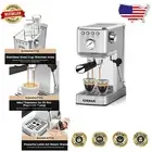Compact 20 Bar Espresso Machine with Milk Frother - Home Cappuccino Maker