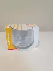 McDonalds 50 Years Maccas Fry Pattern clear Wobbling Glass 2021 New cup McD