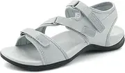 [UBFEN] Womens Hiking Comfortable Sport Walking Sandals Outdoor Athletic Water Sandals with Three Adjustable Straps