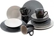 CreaTable, 22457, Very Cool Series, Combination Service 16 Pieces, Stoneware