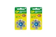 2x 6pc GP 1.4V Zinc Air 675 PR44 AC675 DA675 Single Use Battery for Hearing Aids