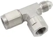 Aeroflow Straight Female - Male -4AN Stainless With M10 Port Bosch - AF140-M10-04SS