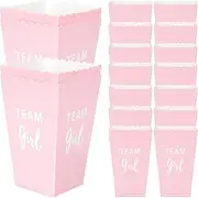 NUOBESTY 20pcs Popcorn Box Movie Night Supplies Gender Reveal Popcorn Containers Green Party Favor Bags Popcorn Baskets Popcorn Bowls Popcorn Cups Popcorn Bag Baby Mini Paper Game Box