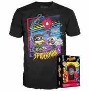 POP! Tees: Marvel Spider-Man, Black Cat & Doc Ock Boxed T-Shirt Size M