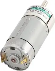 DC12V 15W 37GB555 Micro Geared Motor High Low Noise Six Screw Holes Metal Gear for Machine Automation Equipment