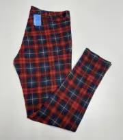 J.Mclaughlin Women’s Becca Red Plaid Pants Size 8 NWT $188