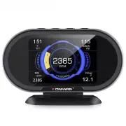 Car Digital on-Board LCD Display Consumption Water Temperature Gauge Speedometer
