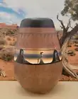 Native Navajo Etched Handmade Large Vase Story Teller by Cheryl Laughing Signed