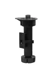 Silverline Black Plastic Furniture Leg Extensions Adjustable Set of 4