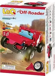 LaQ Hamacron Constructor Mini Off-Roader - 1 Model, 38 Pieces| Construction Stem Set | Educational Engineering Toy for Ages 5, 6, 7, 8, 9, 10 Year Old Boys & Girls | Best Kids Fun Building kit