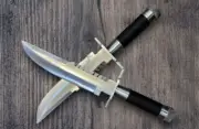 "Handmade D2 Steel Commando Knife | Replica Set of 2"