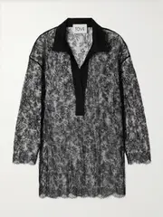 [TOVE] TOVE - Lucie Lace Shirt - Black - FR 38 FR 38 Black