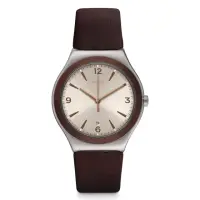 在飛比找momo購物網優惠-【SWATCH】金屬系列手錶 O CHOCO 瑞士錶 錶(4