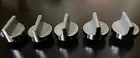 5pcs W105944 Stainless Steel Stove Knob for Whirlpool Gas Cooktop Range/Oven