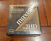 Maxell MF 2HD High Density Floppy Disk 3.5" Formatted 10 Pack Sealed New