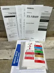 Onkyo Integra TX-NR609 Receiver Owners Instruction Manual