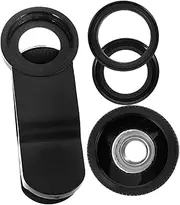 KALLORY 1set Mobile Phone Camera Lens Kit Clip Type Macro Wide Angle and Fisheye Lenses for Enhanced Photography Lightweight Portable Design for Easy Carrying