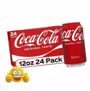 Coca-Cola Original Soda Pop, 12 fl oz Cans, 24 Pack