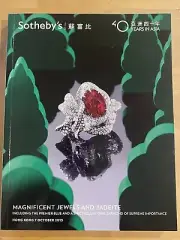 Sothebys Auction Catalog Hong Kong Magnificent Jewels & Jadeite October 7 2013