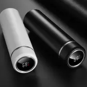 500ML Smart Vacuum thermos Water Bottle Stainless Steel Insulation Touch Temperature Display Insulated Cup