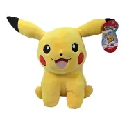 2020 9" Pokemon Sitting Pikachu Plush WCT Wicked Cool Toys Tag Error